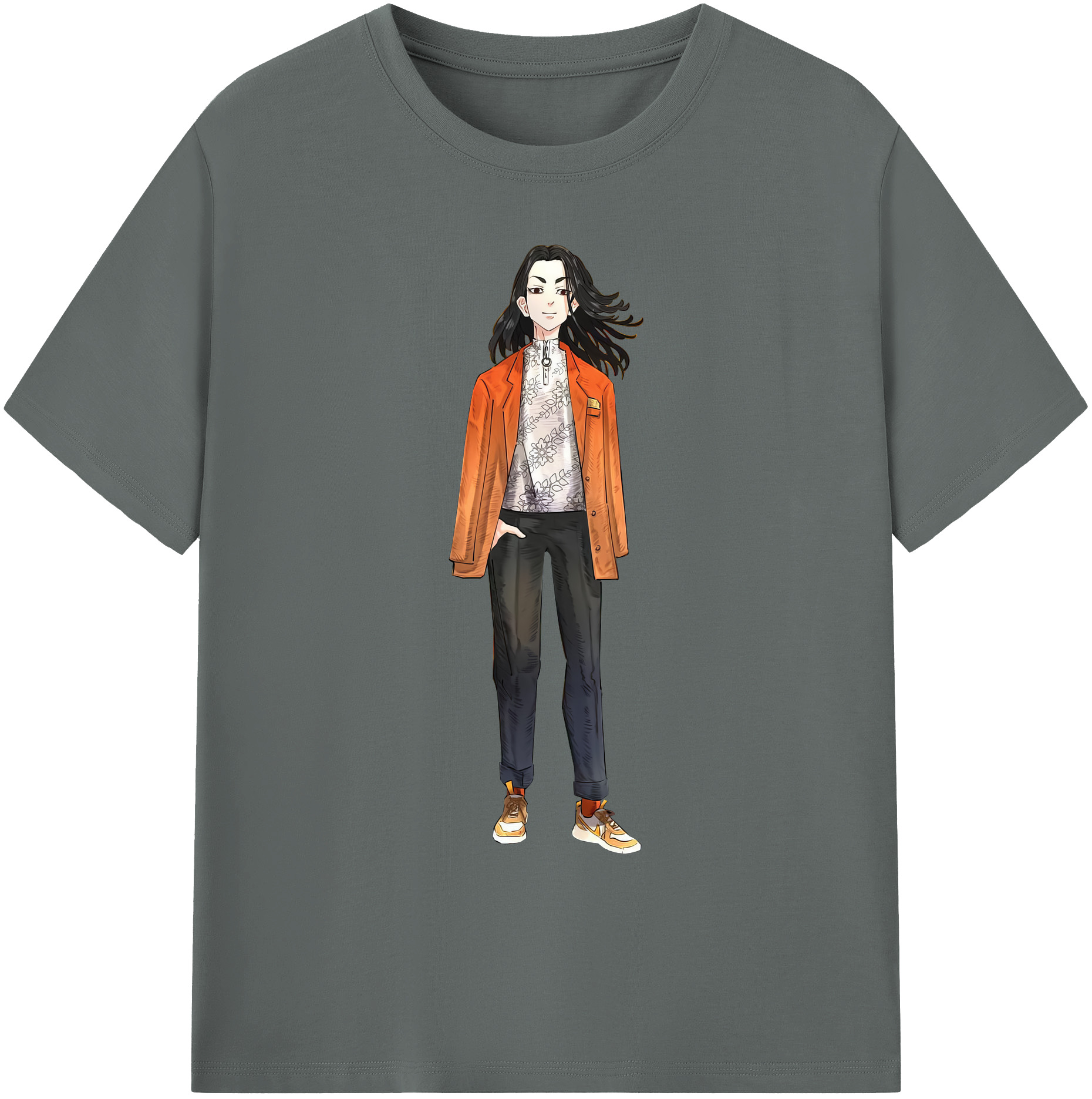 （画像用） 東京リベンジャーズ Tokyo Revengers 綿100％ メンズ半袖Tシャツ｜肌触りやわらか＆通気性